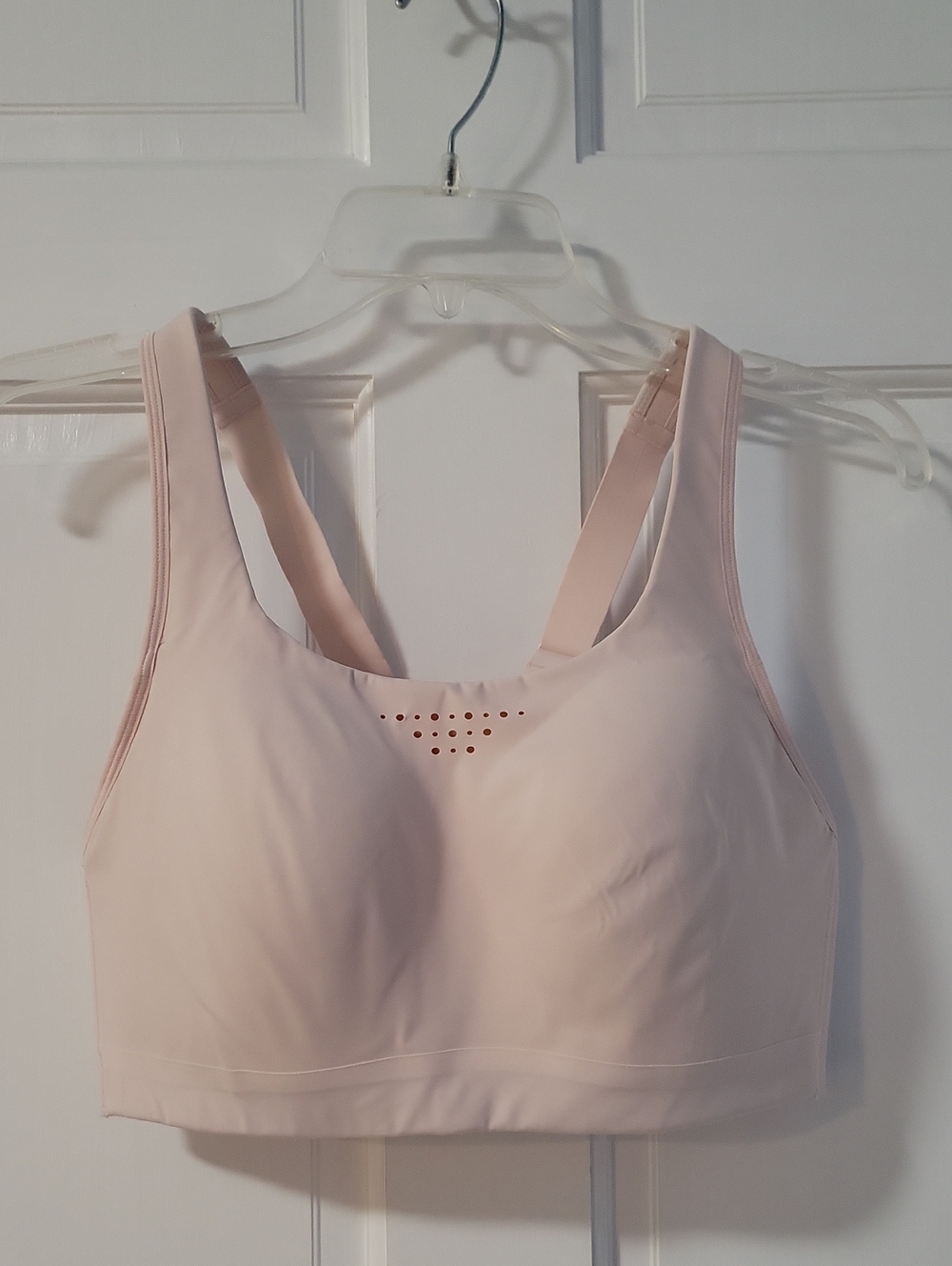 Athleta Pale Pink Phenomena High Impact Support Sports Bra
